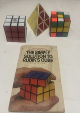 Rubik s Cube Lot Of 3 Booklet excellent condition