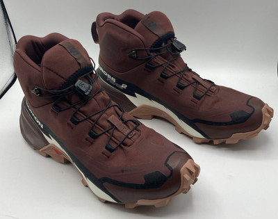 Salomon Cross Hike Mid GTX 2 Bitter Chocolate Mocha Hiking Boots Men s Size 9.5