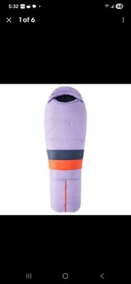 Marmot Women's Teton 15 Sleeping Bag, 650 Fill Down for Camping & Backpacking,