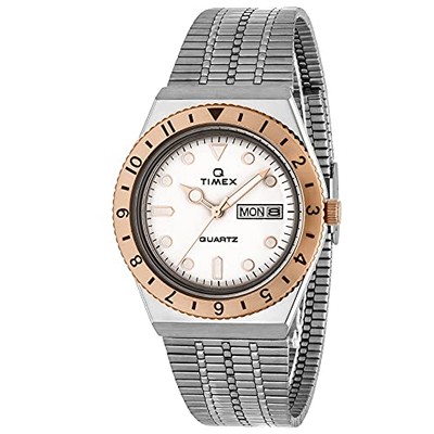 Timex Q TW2U95600 Watch Silver 36mm | eBay