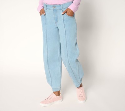 LEGO Women's Pants Sz 10 Indigo WashSeam Barrel Leg Jean Blue A702794