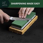 NEW! Royal Knife Sharpening Stone Kit - Dual Grit 1000/6000 Craft Wood — photo 3