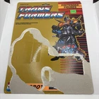 Vintage 1989 Hasbro G1 Transformers Pretenders Pincher Card Back Only No Figure