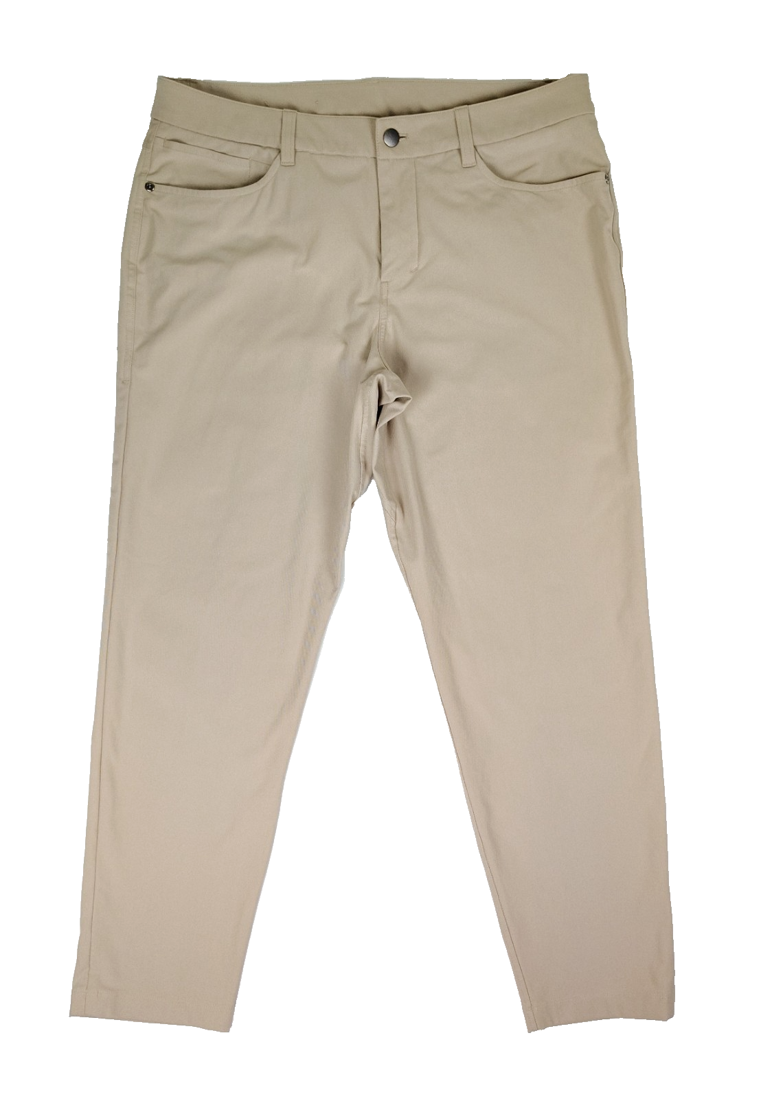 NWOT Lululemon ABC Slim-Fit Pant Warpstreme Men’s 33x27 in Trench Beige 5 Pocket