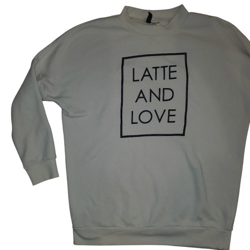 Divided Latte & Love Sweatshirt || Small