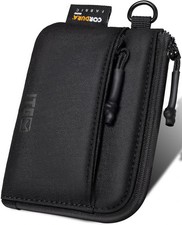 Coin Purse for Men, 500D CORDURA Slim Minimalist Wallet, Small Coin Pouch with Z