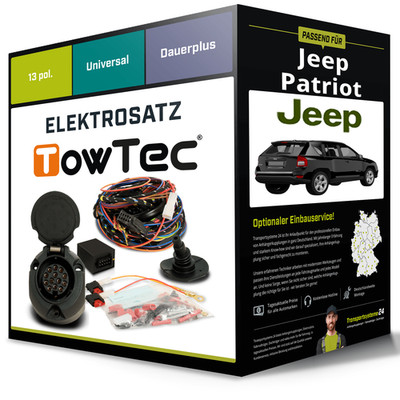 Elektrosatz 13-pol universell für JEEP Patriot 05.2011-jetzt NEU