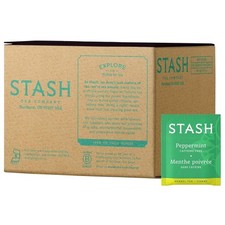 Stash Tea Peppermint Herbal Tea, Box of 100 Bags 100 Count Pack 1