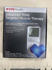 New CVS Health Advanced Tens Targeted Muscle Therapy - 15 Program Options