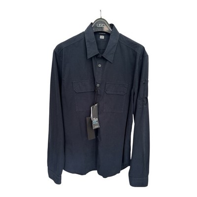 CP Company Overshirt Gr. XL Extra Large blau Full Button Gläser C.P Overshirt NEU