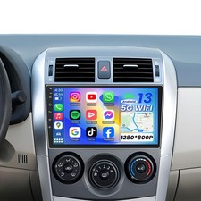 8 Core 32GB ROM Car Radio for Toyota Corolla 2009-2013: Android 13 Upgrade 9"...