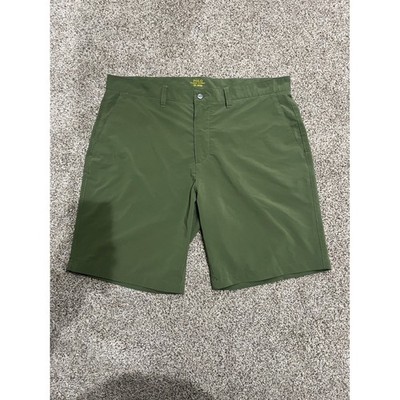 Polo Ralph Lauren Mens Golf Shorts Olive Green Performance Technical Size 36