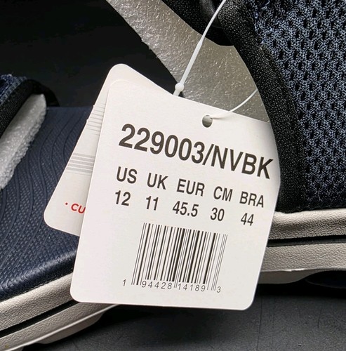 Skechers Men's Go Walk 5 Carbourg Open Toe Sandals - Navy/Black - UK 11 / US 12 - Picture 13 of 23
