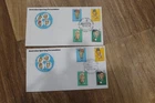 1981 AUSTRALIAN SPORTING PERSONALITIES FDC COVER X 2 - HOBART, BELLERIVE TAS