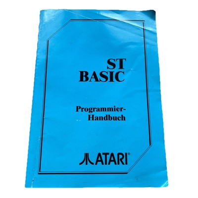 Atari ST Programmierhandbuch ST Basic  Gebrauchsspuren  1987 Printed in Taiwan