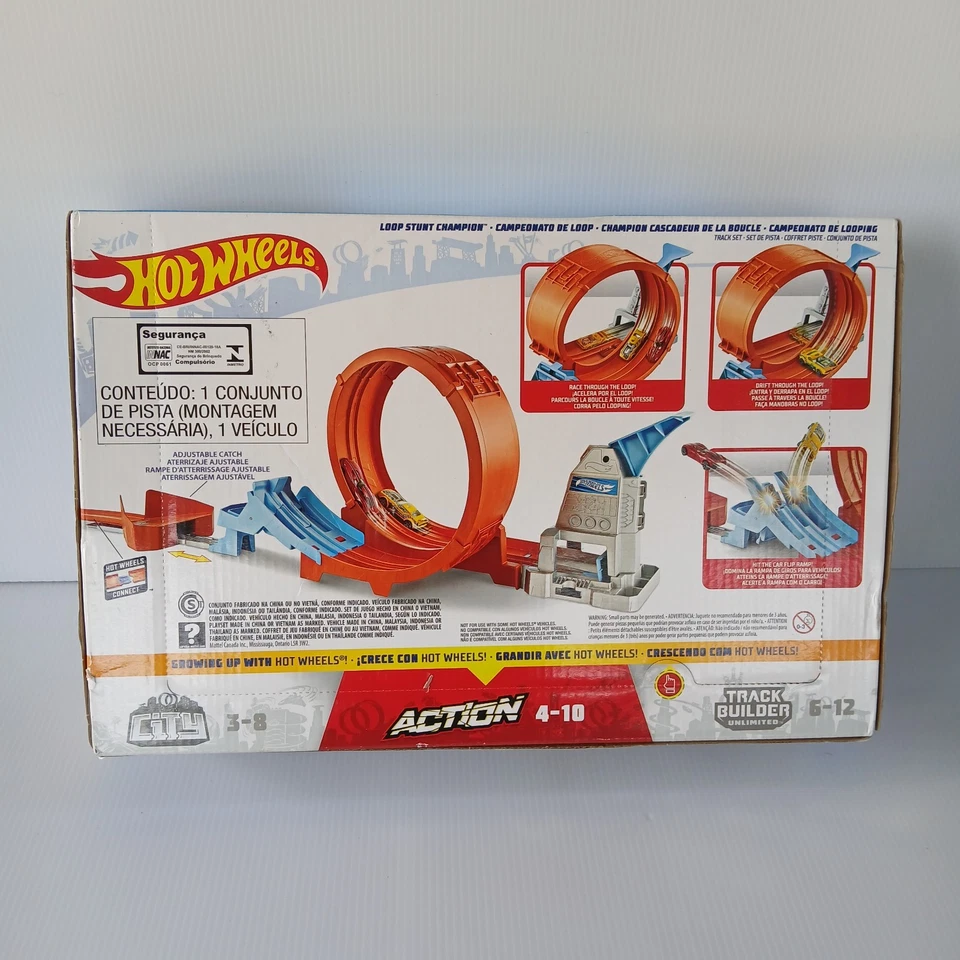Hot Wheels Loop Stunt Champion Track Set with Dual-Track Loop, Dual Launch,... - Image 2 of 3