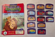 Leap Frog Cartridges Lot Of 13 Leap Pad Reading Phonics Educational Disney