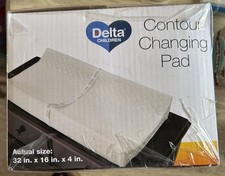NIB  White Delta Children Contour Changing Pad 32"x16"x4" READ 