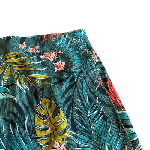 Gonna a strappo hawaiana tropicale stampa floreale asciugatura rapida taglia small donna - Foto 2 di 12