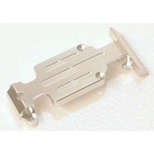 ST Racing ST5337RS CNC Machined Aluminum Heavy Duty Rear Skid Plate Silver: Revo