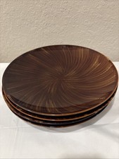Set Of 4 Oneida Horizon Swirl Stoneware 11.5i...