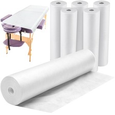 6 Rolls Disposable Non Woven Bed Sheets 24 X 71 Inch Massage Table Paper Covers