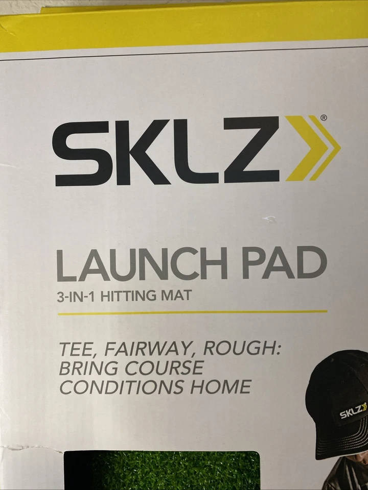 SKLZ Launch Pad Multi-Purpose Practice Golf 3 In 1 Hitting Mat - Green Open Box - Image 2 of 4