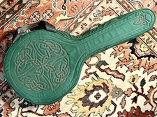 Beautiful, Soft Embroidered Tenor Banjo Case, Celtic Knot Design