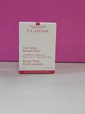 Clarins Beauty Flash Fresh Ampoule Vitamin C Complex 0.2 Oz/8ml Brand New,Boxed
