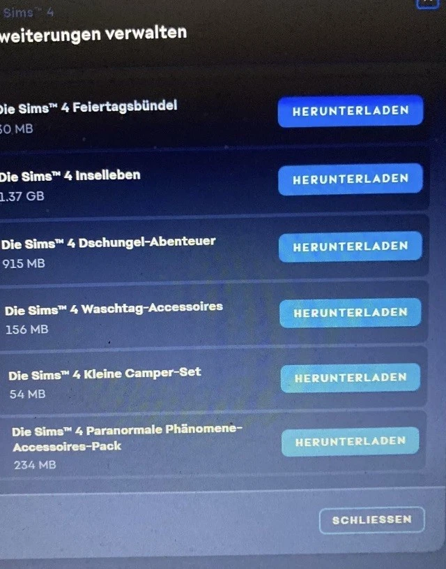 EA Account mit Sims 3, Sims 4 und 30 Erweiterungspacks - Bild 4 von 4