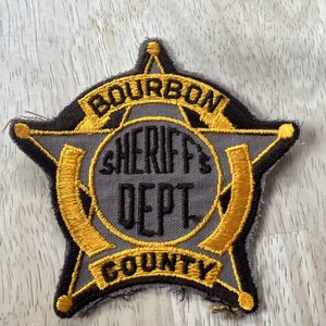 Bourbon County Sheriff's Department uniform patch Kentucky 