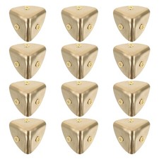 12 Pcs Box Corner Guards Metal Edge Protectors Stainless Steel 90 Degree