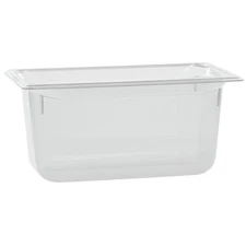 Vollrath Clear 1/3 Size Super Pan 3 5.3 Qt. Plastic Pan