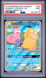Slowpoke & Psyduck GX - 218/236 - Unified Minds - Alternate Full Art