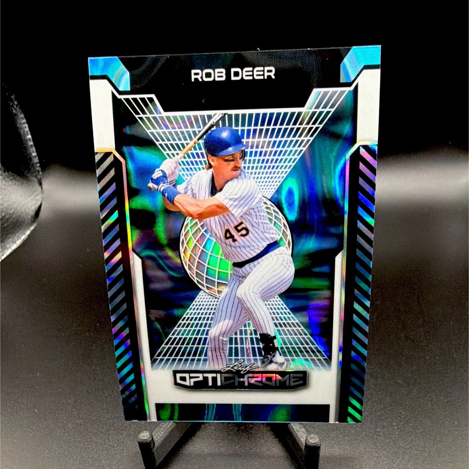 Leaf Optichrome Rob Deer Pre-Production Proof 1/1 One of One Baseball Card