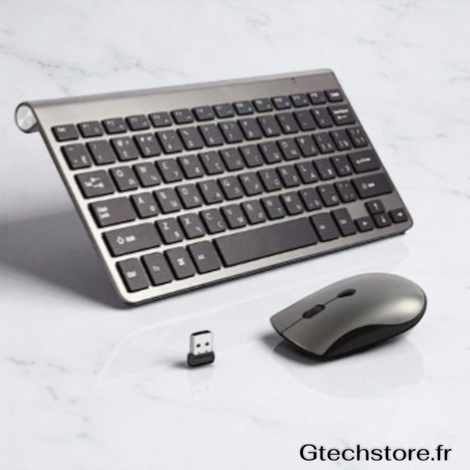 Clavier et souris sans fil pour PC portable setup télétravail nomade
