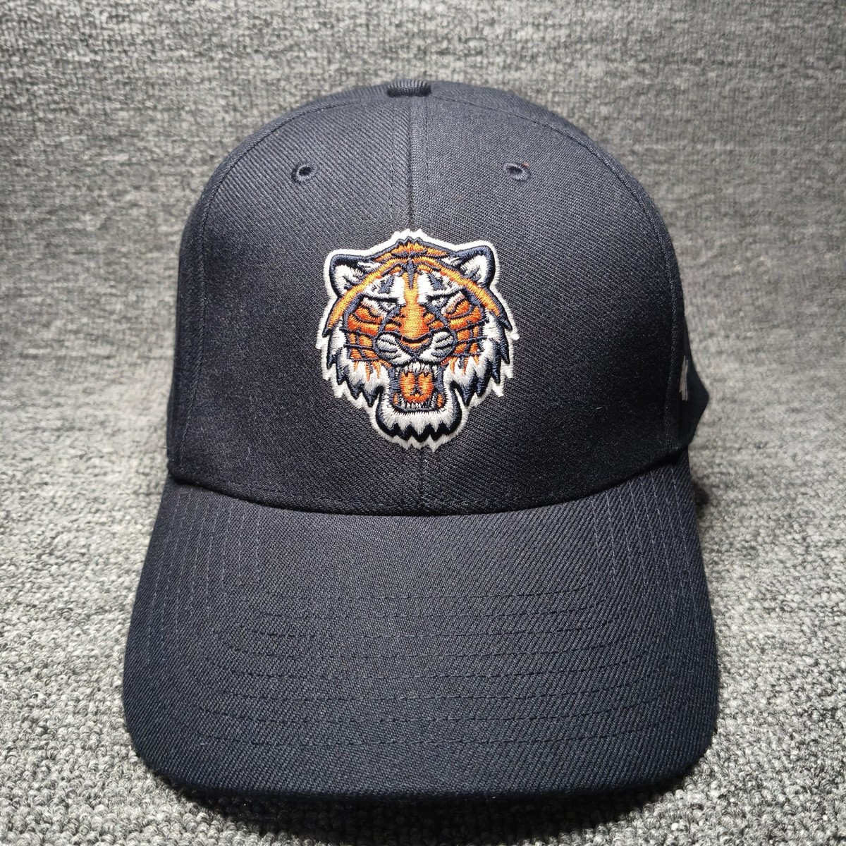'47 Black Tiger Head Strapback Baseball Cap Adjustable