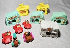 1993 Vintage McDonald's Flintstones House Toys 5 Vehicles Flintstones Movie
