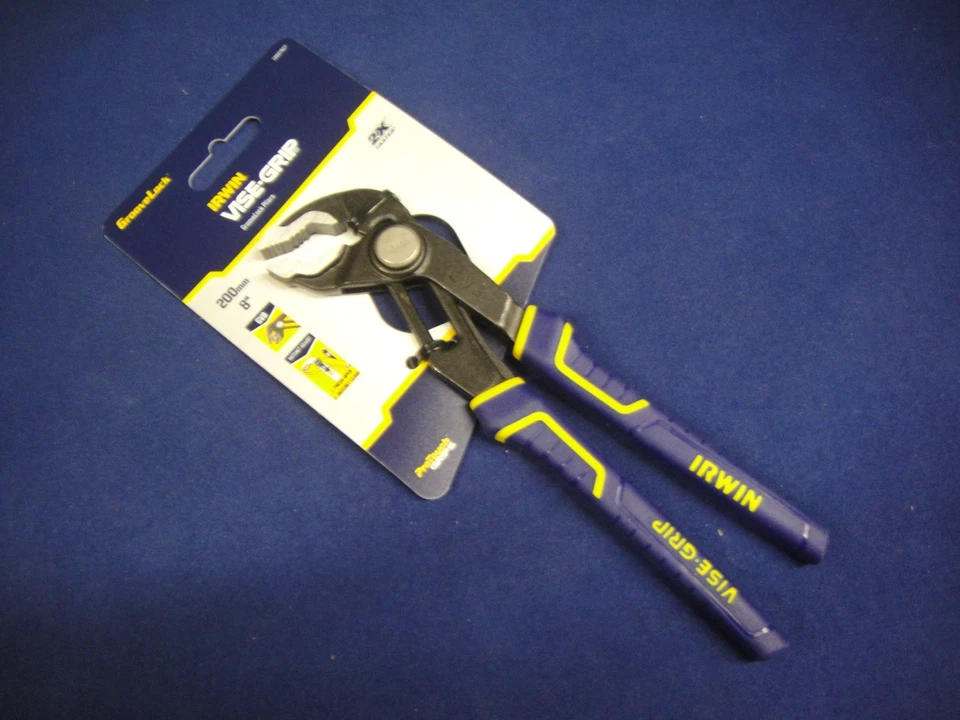 Irwin Vise-Grip GV8 Groovelock Waterpump ProTouch Handle Pliers 200mm 8'' 44mm