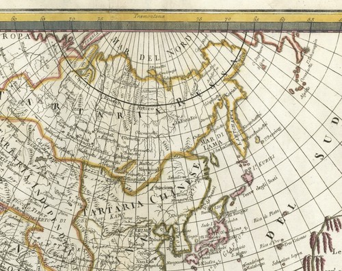 Antique Map "L'Asia Secondo Le ultime osservazioni" Cassini, 1788 - Picture 5 of 7