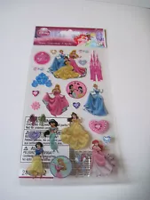 Scrapbooking Stickers Crafts Disney Princesses Castle Cinderella Belle Beauty