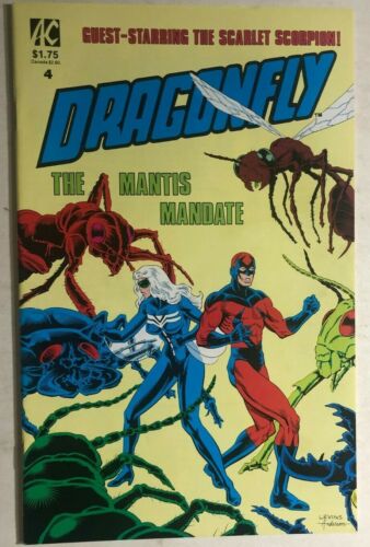 DRAGONFLY #4 (1986) AC Comics color GGA FINE - Picture 1 of 2