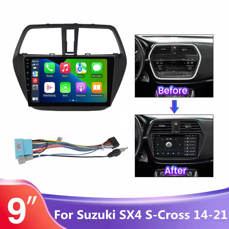 9 Inch Android Radio Stereo Head Unit for Suzuki SX4 S-Cross GPS
