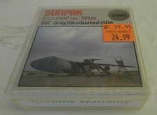 Sunpak 55mm GC-Gray Graduated GD6 Filter Protective Case - Japan