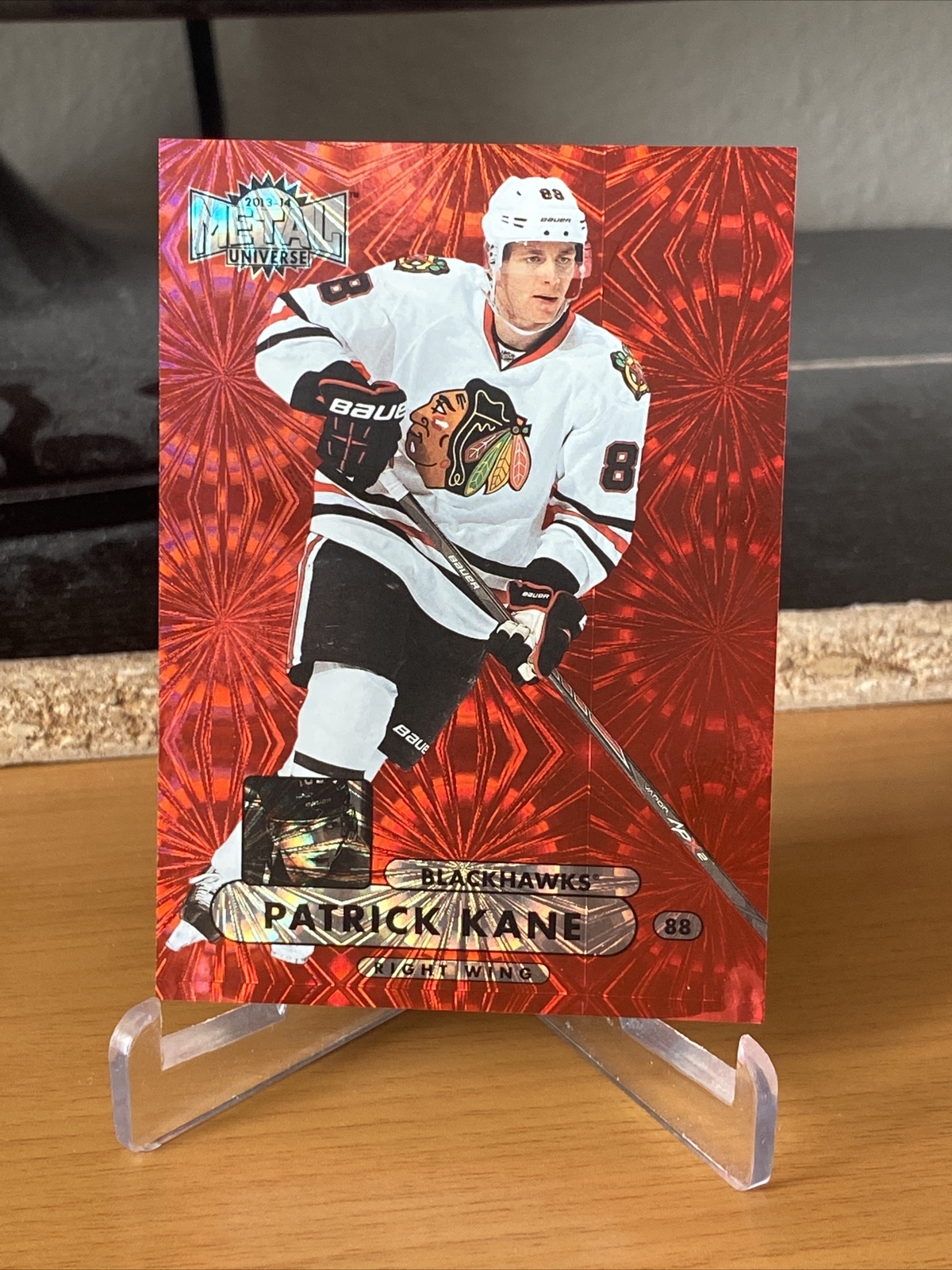 2013-14 Fleer Showcase Patrick Kane Red PMG Precious Metal Gem /75