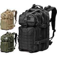 45L Military Tactical Backpack Large Army Men 3 Day Assault Pack Bugout Rucksack