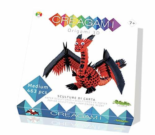CreativaMente- Creagami Drago, Multicolore, 723 (a8O)