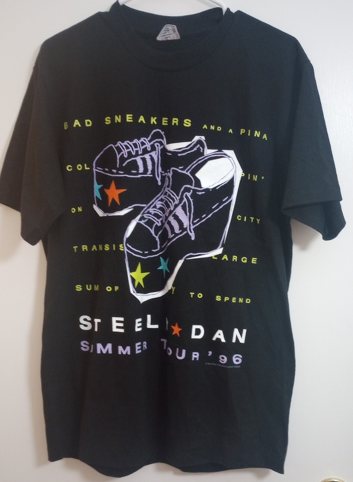 Vintage Steely Dan Bad Sneakers 1996 Summer Tour ONE … Gem