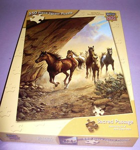 Sacred Passage Puzzle - Horse Puzzle - 550 Pieces