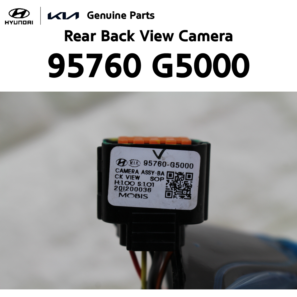 Rückfahrkamera Für KIA NIRO 2016-2022 | HD 95760-G5500 - IP68 Wasserdicht & Einfach Zu Installieren